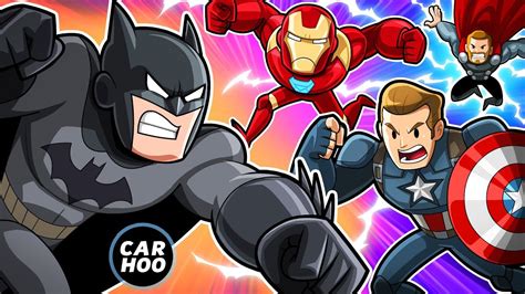 cartoon hooligans|BATMAN vs AVENGERS .